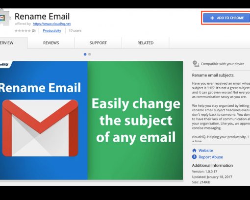Как изменить тему письма в Gmail