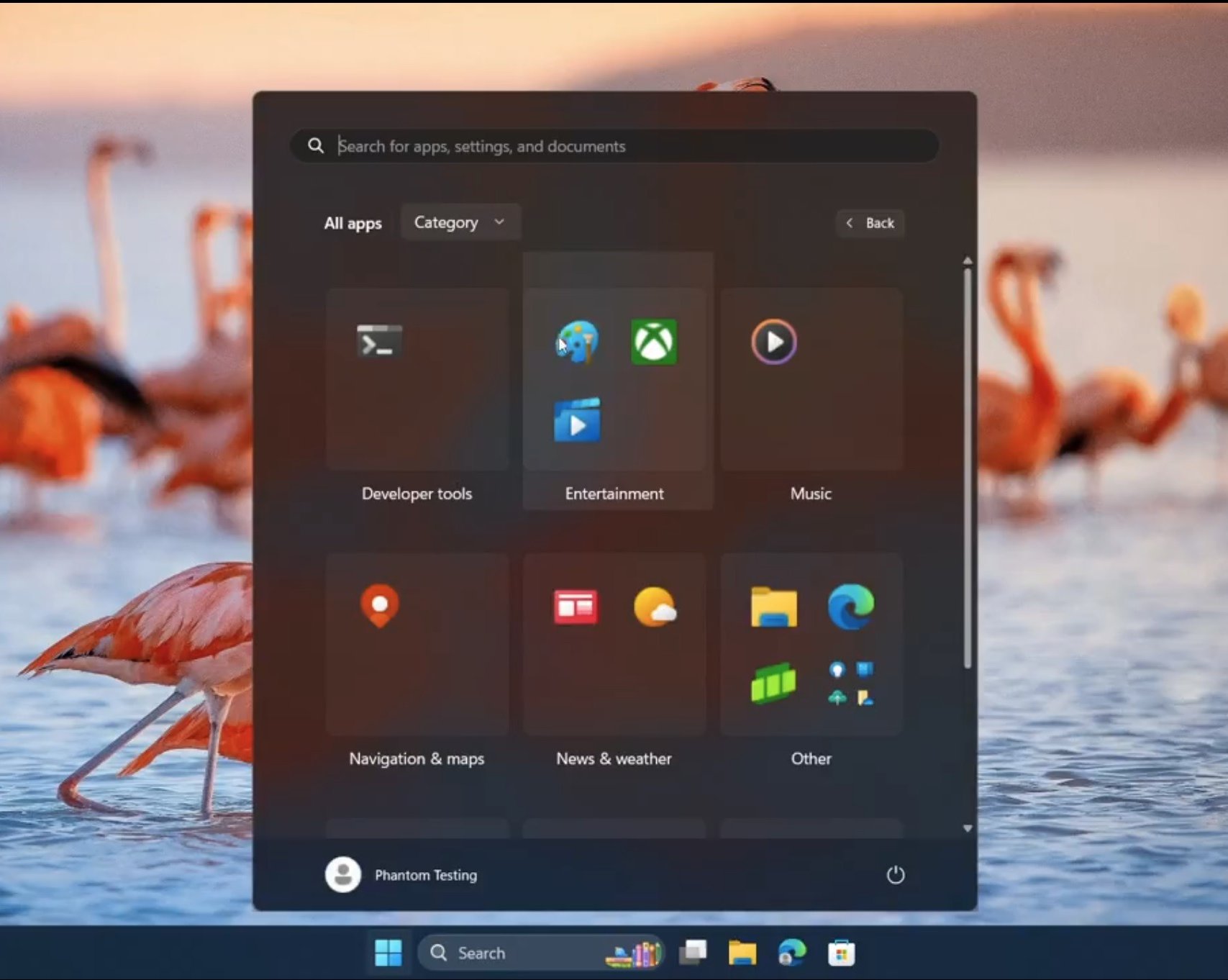 Windows 11 начнёт группировать приложения в «Пуске» — как в iPadOS